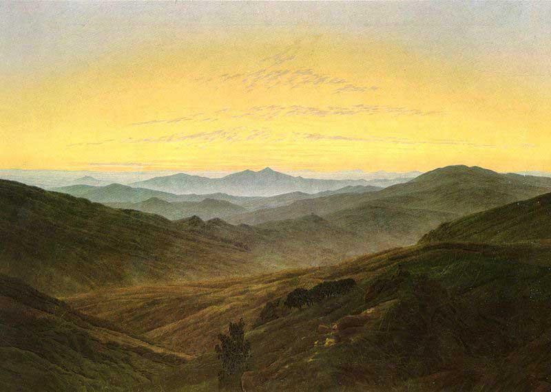 Caspar David Friedrich The Giant Mountains oil painting picture